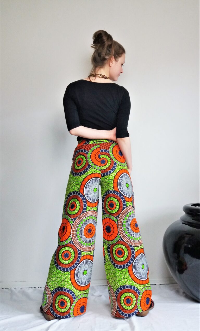 Africké kalhoty neonové