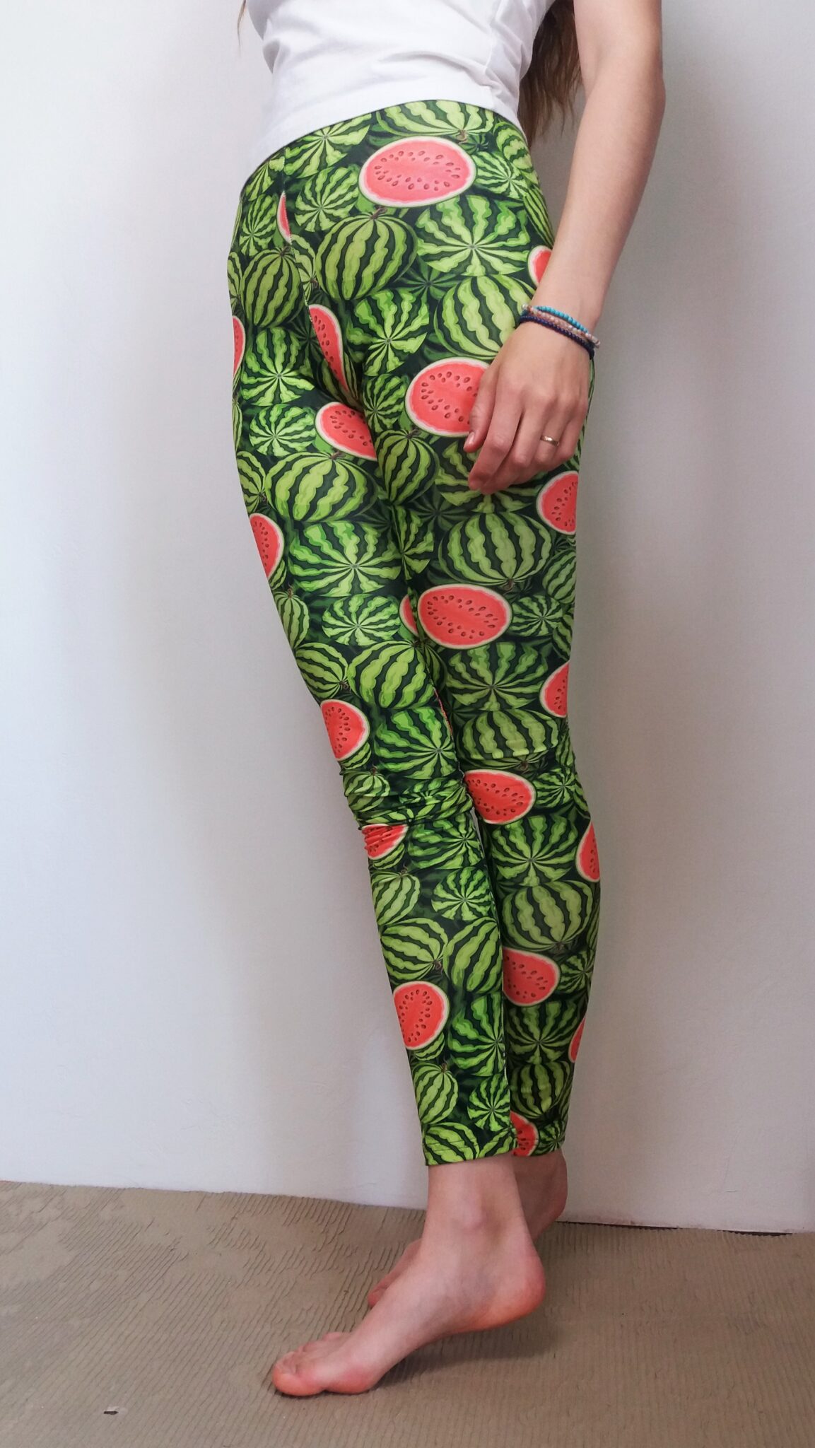 Dámské legíny - melounové