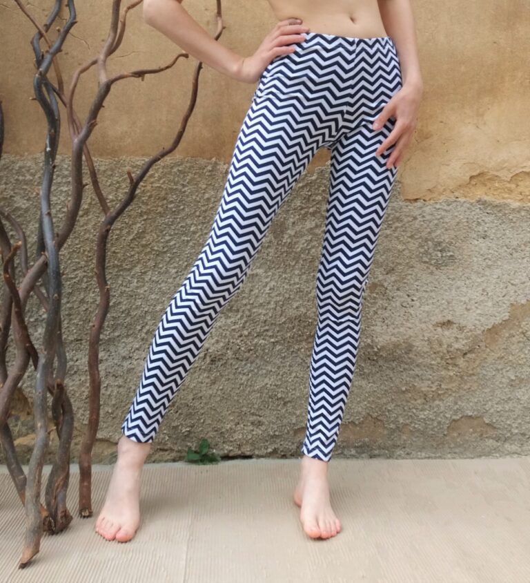 Dámské legíny - chevron