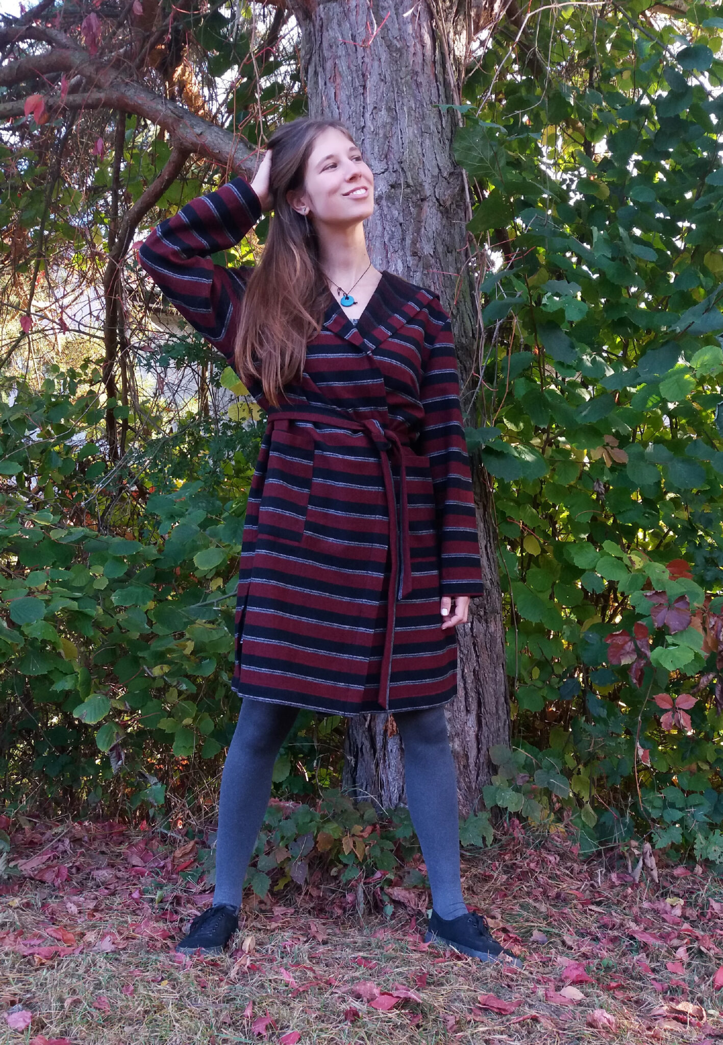 Pruhovaný kardigan I