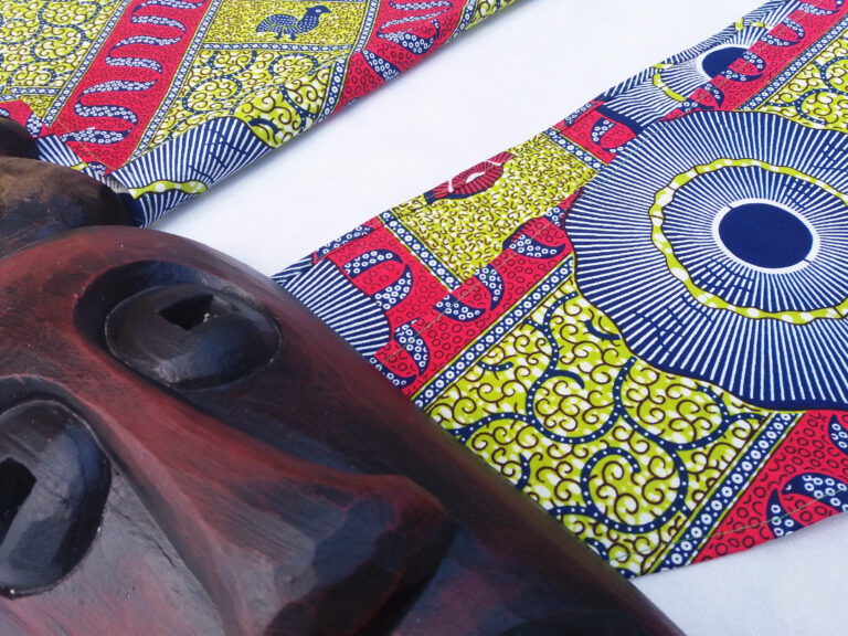 Šátek zelený - perličky dětský