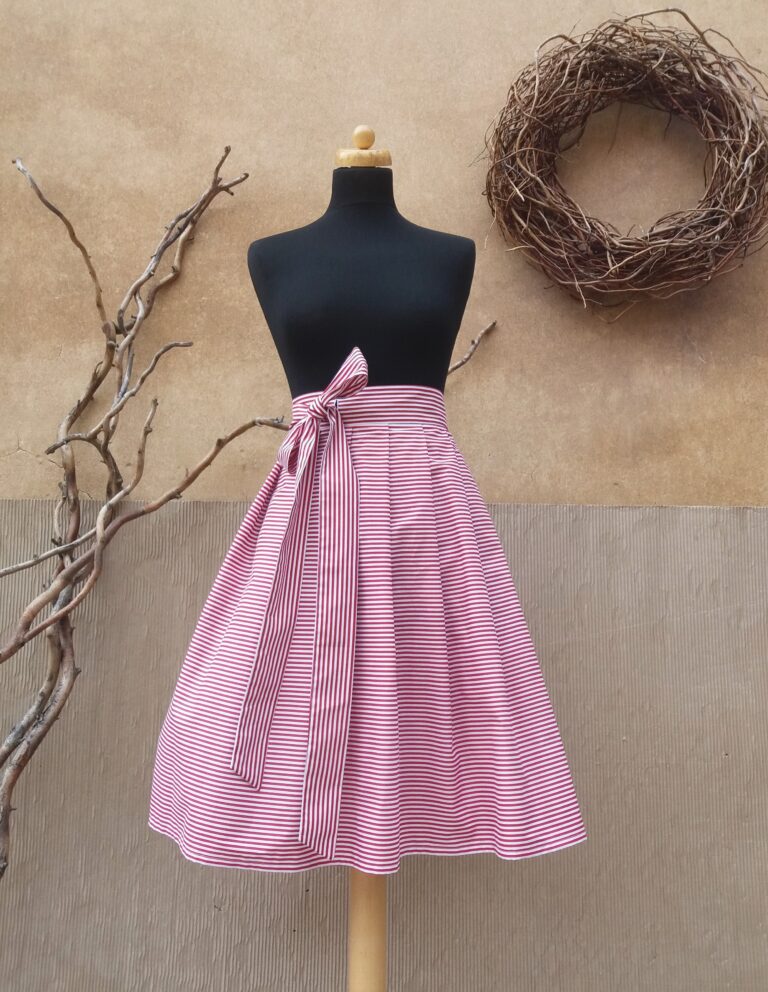 Červená kanafaska - midi