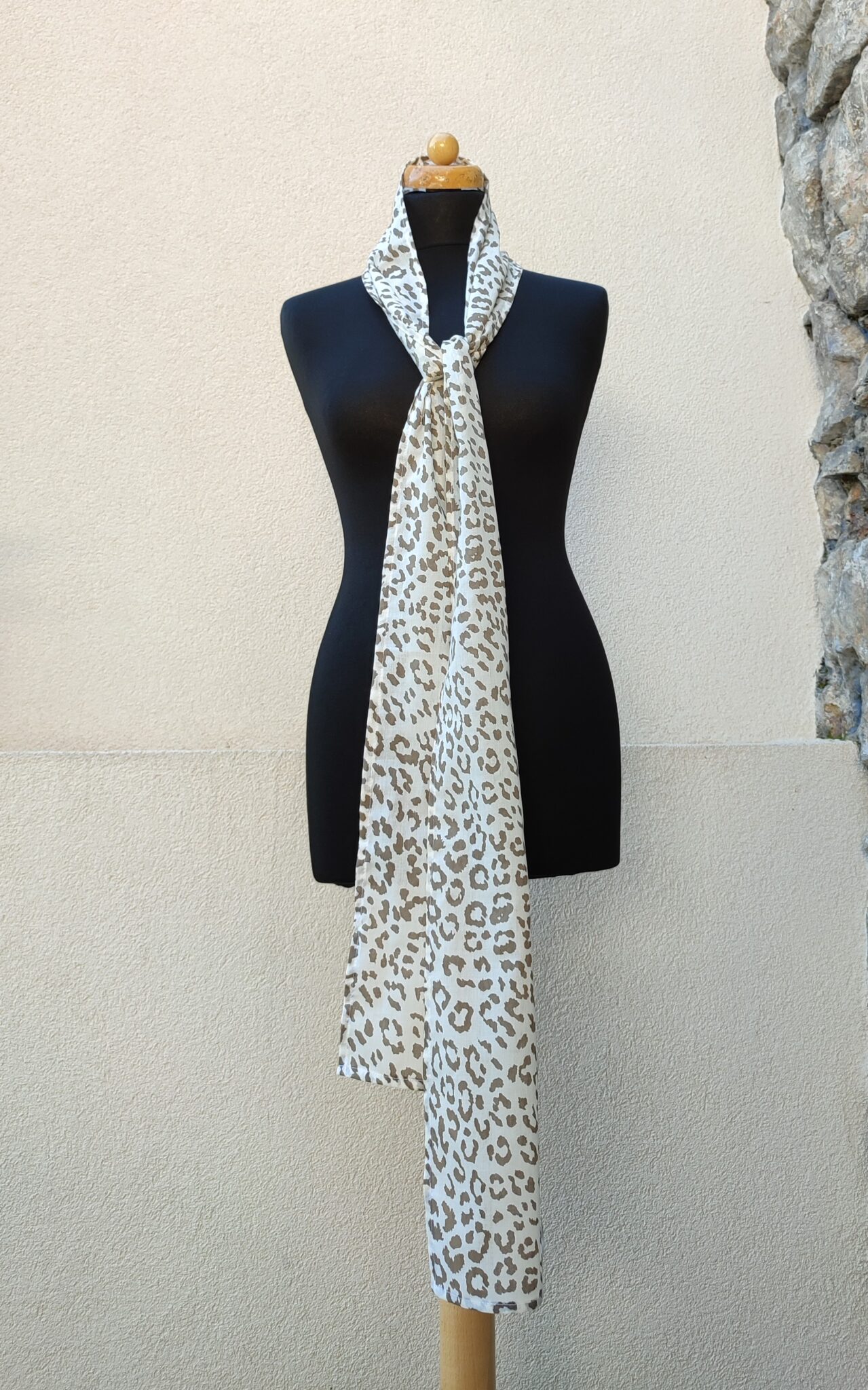 Bavlněný šál - leopardí