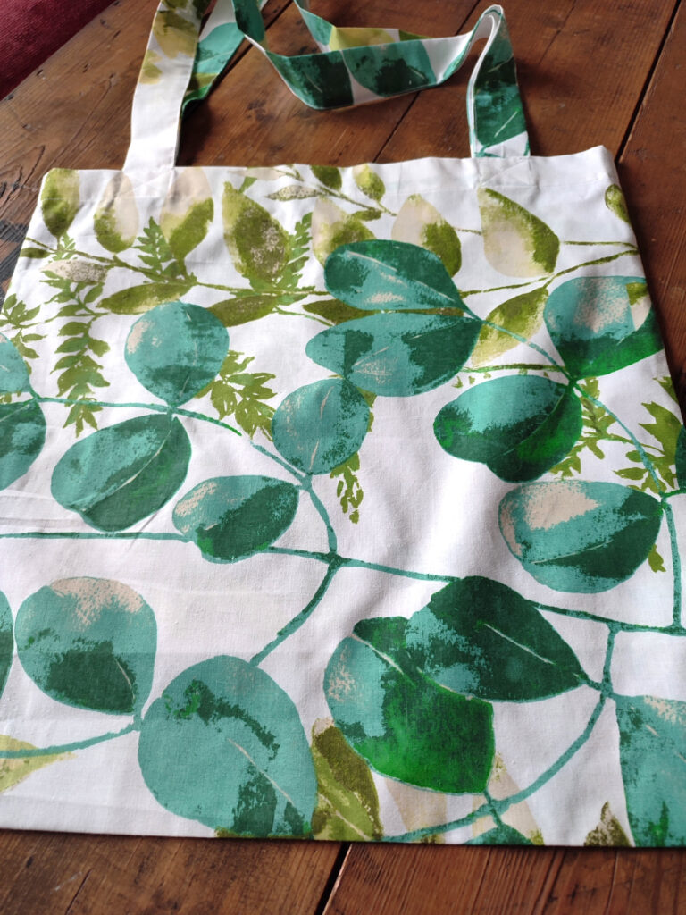 Plátěná taška - akvarelové listy