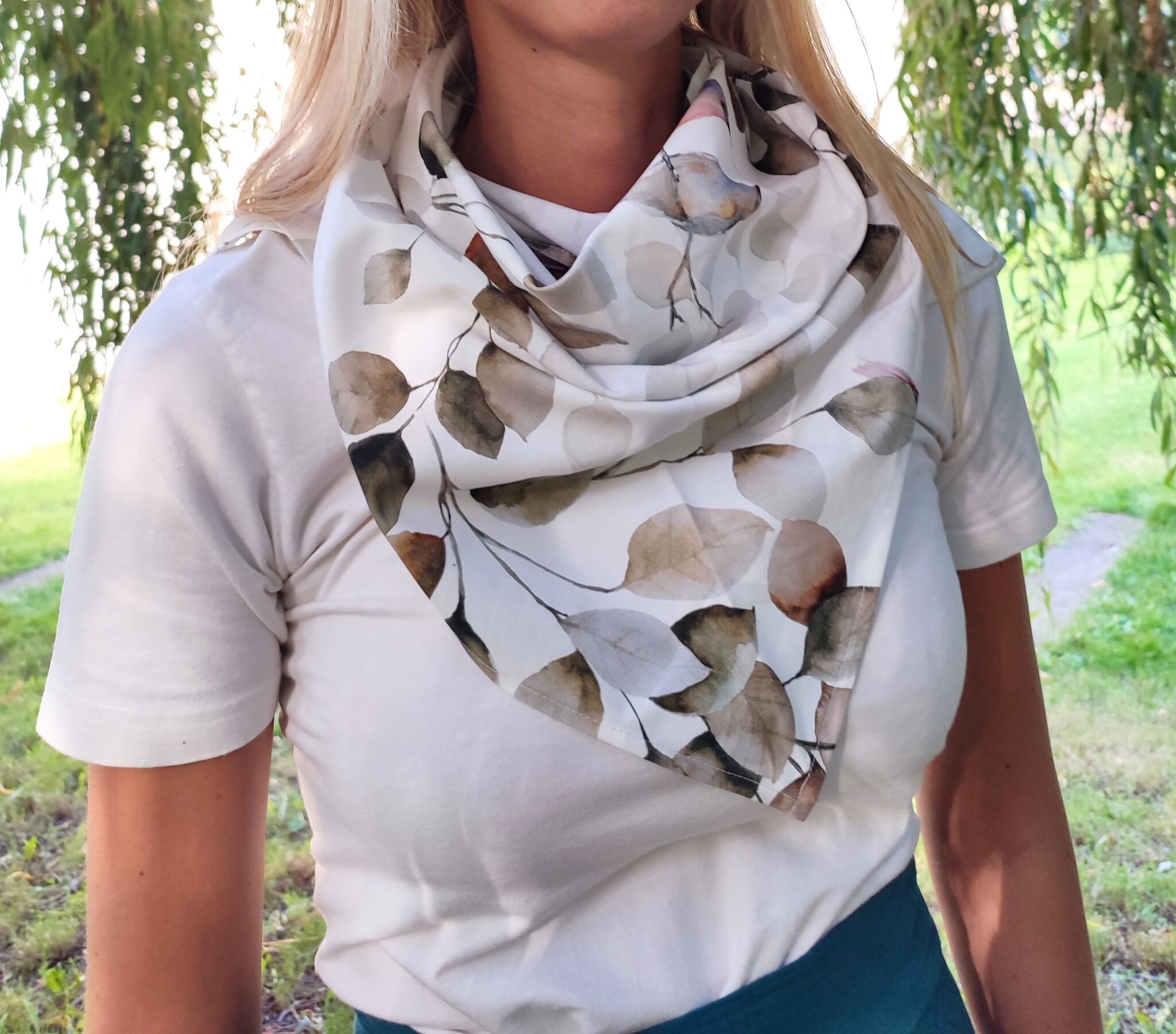 Bavlněný šátek - silence