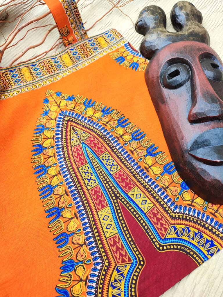 Africká taška - oranžová makenzi