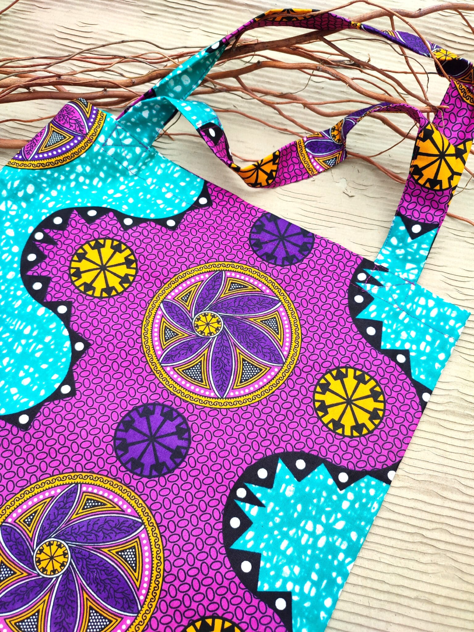 Africký šátek - růžová