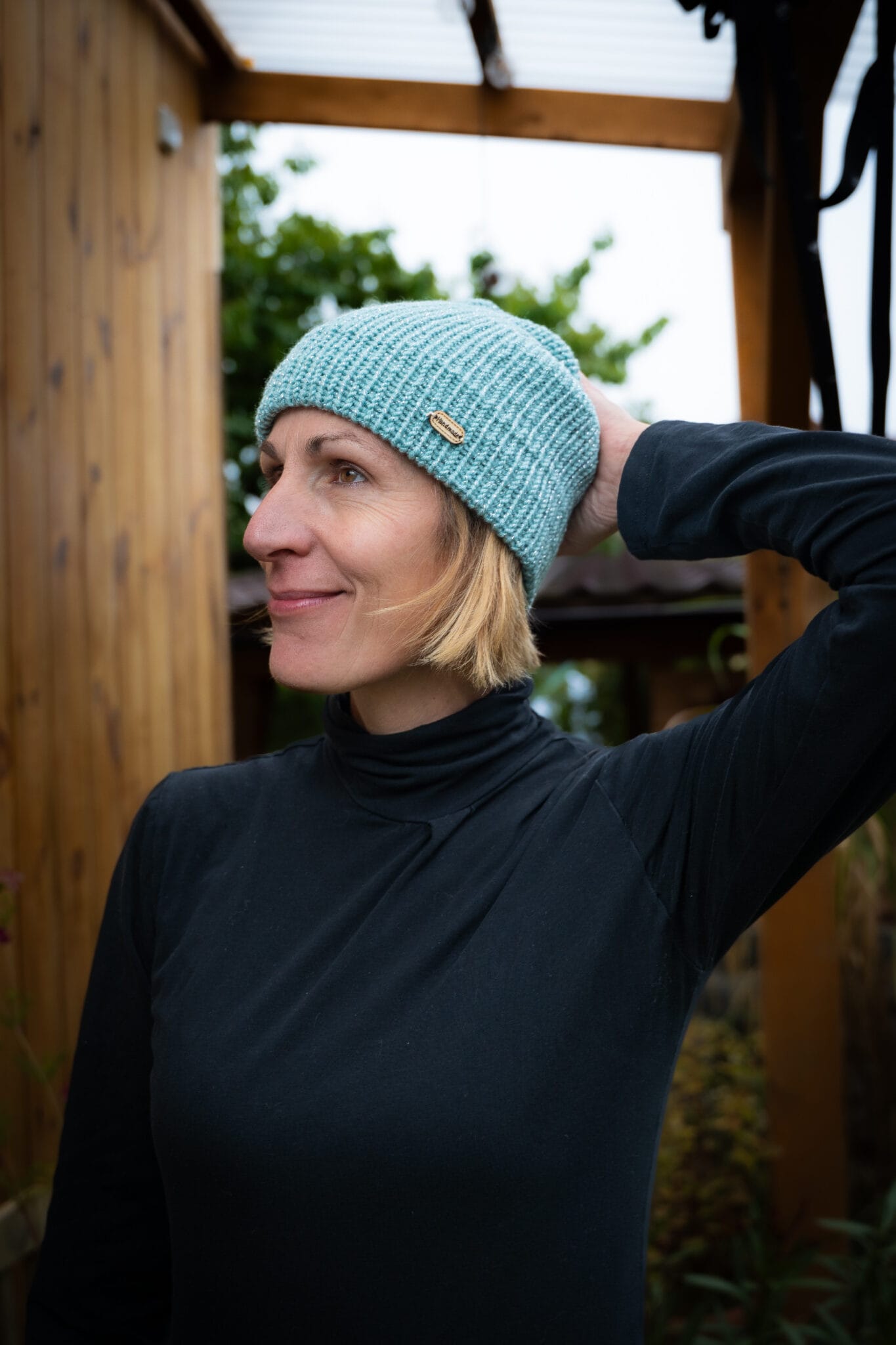 Čepice Luna světle modrá