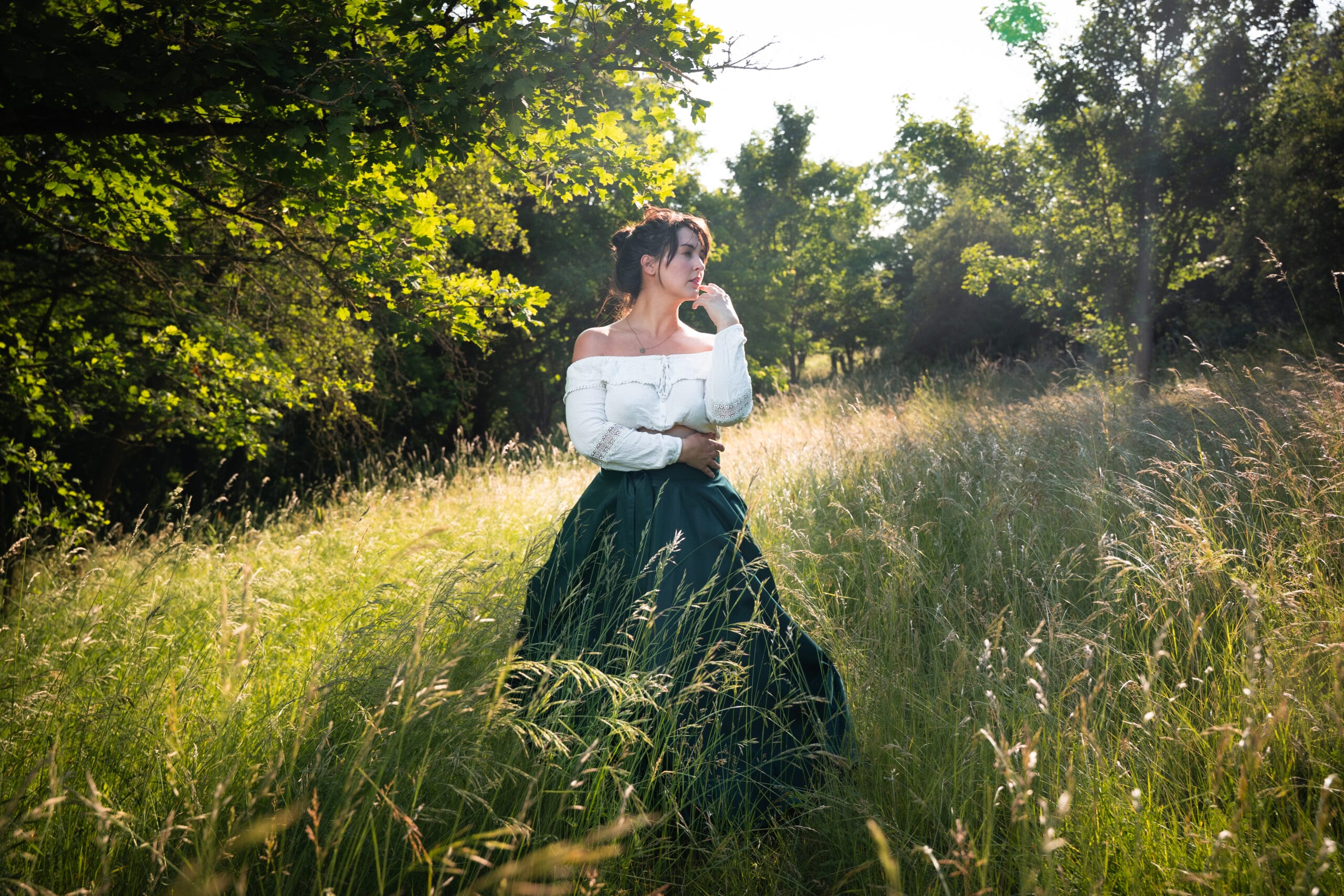 Kolové maxi sukně pro bohyně