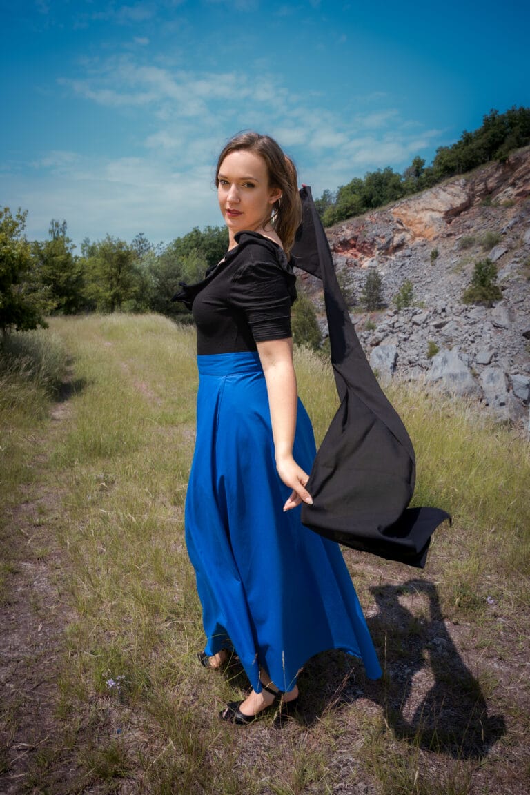 Jémný viskózový šál - barevné variace