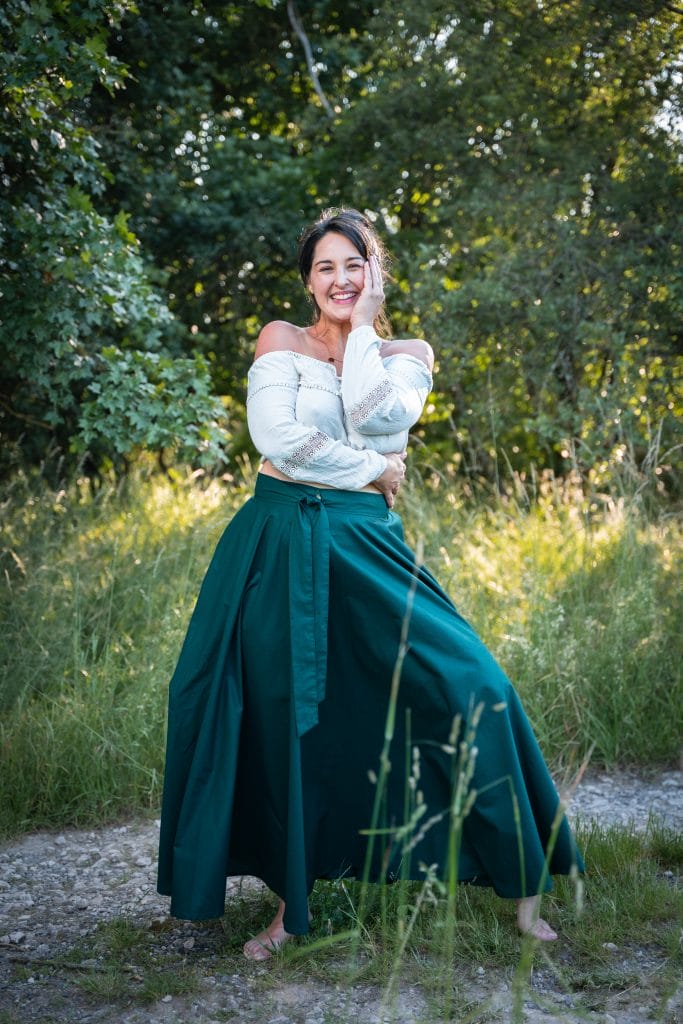 Kolové maxi sukně pro bohyně