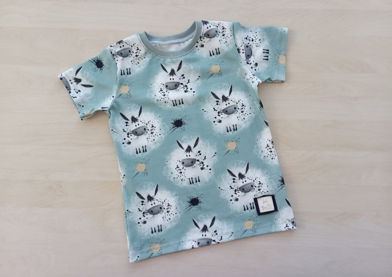 Tričko s oslíky velikost 110