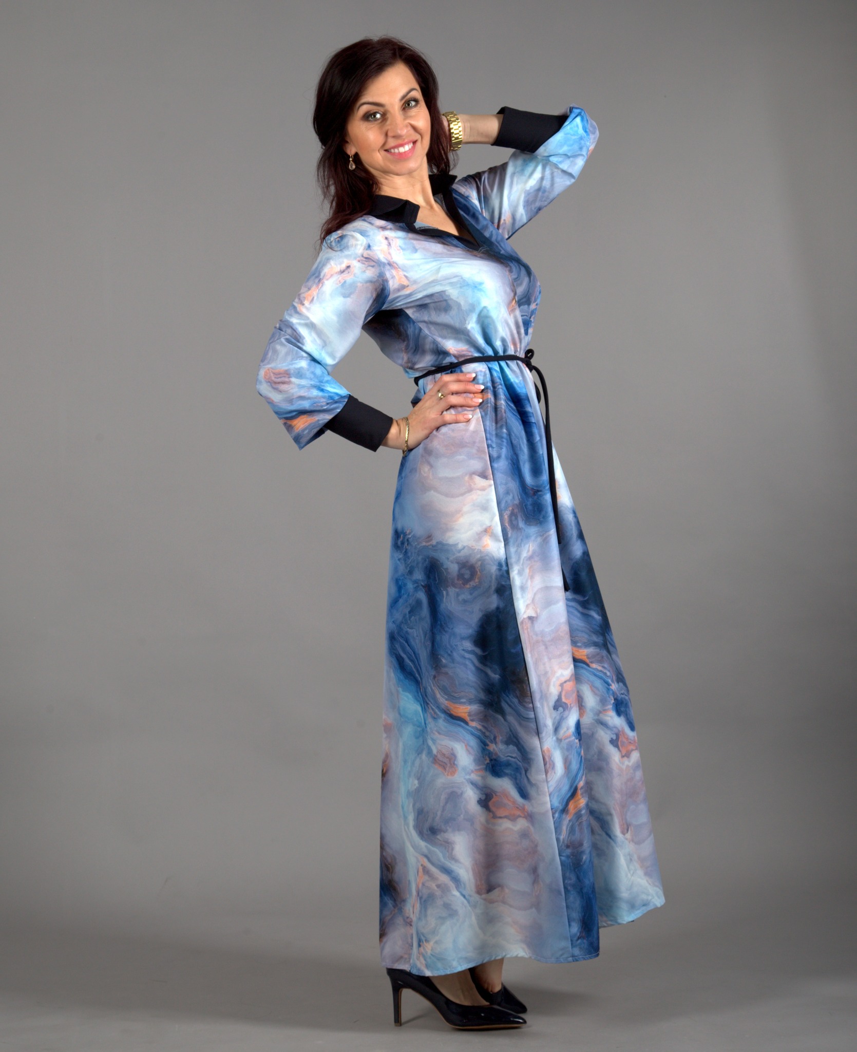 Dámské šaty BOUŘE s dlouhým rukávem