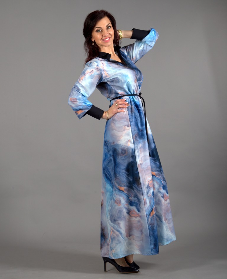 Dámské šaty BOUŘE s dlouhým rukávem