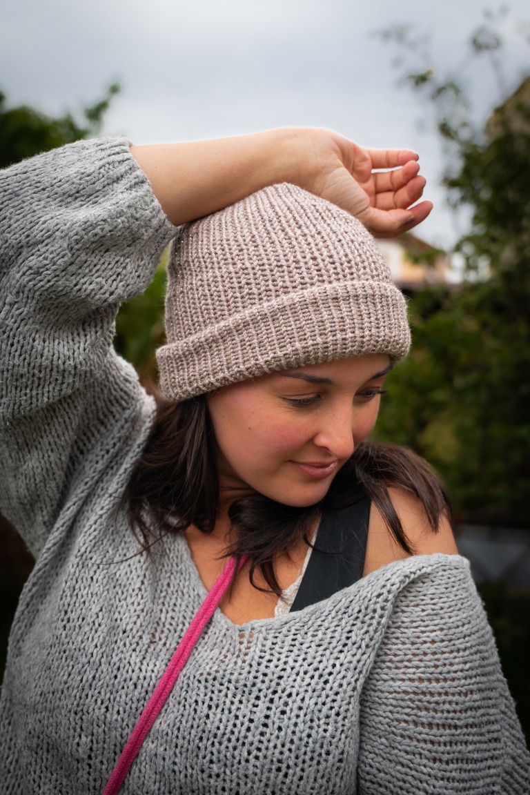 pletená čepice Luna