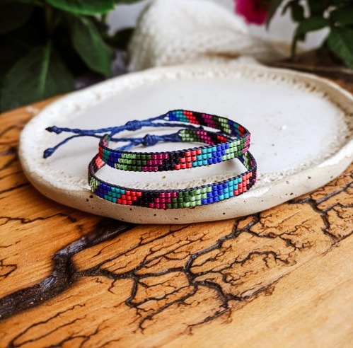 Getty n.31- tkaný miyuki náramek