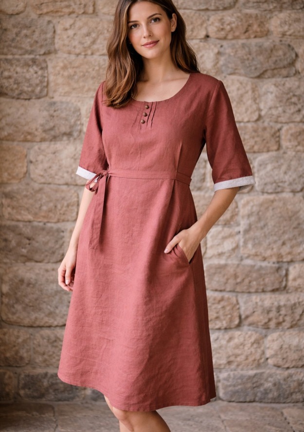 lněné šaty