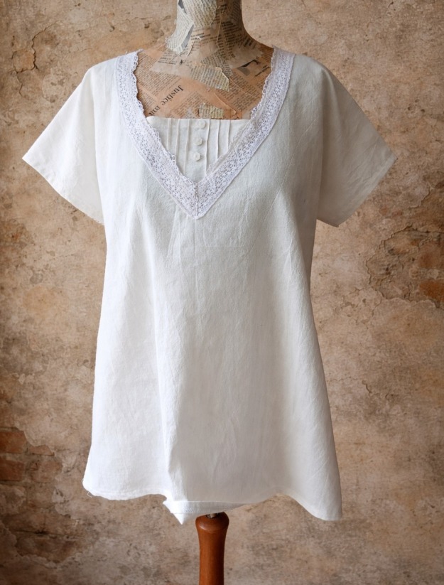 lněná halenka-top