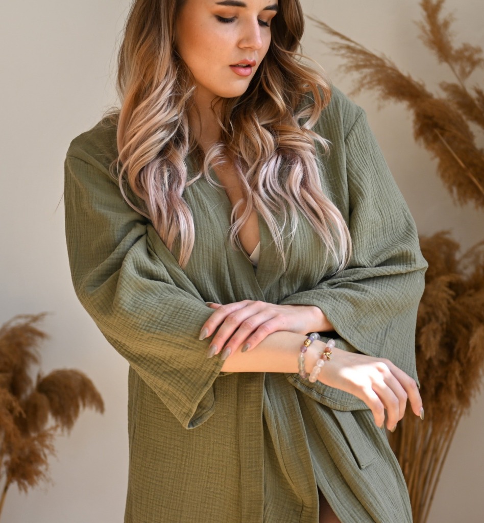 Mušelínové župánky Bohé