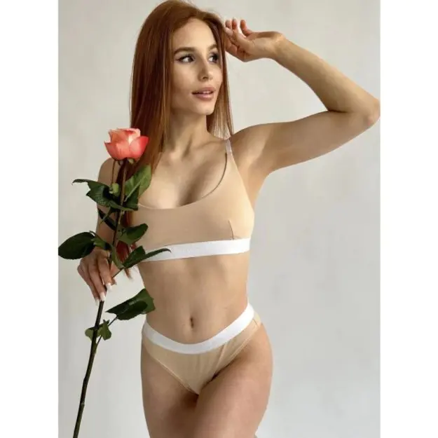 Braletka LILY béžová (POSLEDNÍ KUS VEL. XS)